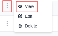 More options menu with the view option highlighted