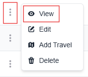 More options menu with the View option highlighted