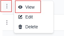 More options menu with the View option highlighted