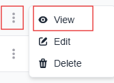 More options menu with the View option highlighted