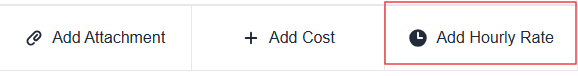 Add hourly rate button highlighted 