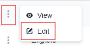 More options menu with the Edit option highlighted
