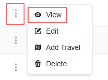 More options menu with the view option highlighted